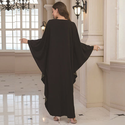 Rayon Embroidered Holiday Loose Maxi Dress Women Beach Jacket Seaside Maxi Dress Beach Cover Up
