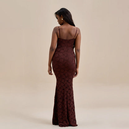 Summer Arrival Sexy Sheath Dress Sexy Backless Lace Strap Dress for Women