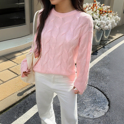 Women Casual Minimalist Long Sleeve Solid Color Vest Sweater