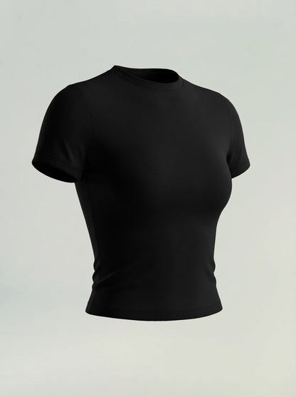 Quick Drying Sports Fitness Wear Short Sleeved Top Long Pants Bell Bottom Pants Tummy Control Butt Lifting Yoga Set