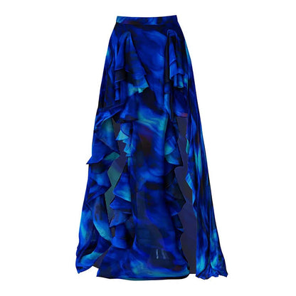 Swimsuit Ruffled One Piece Swimsuit Beach Vacation Women Average Size Order