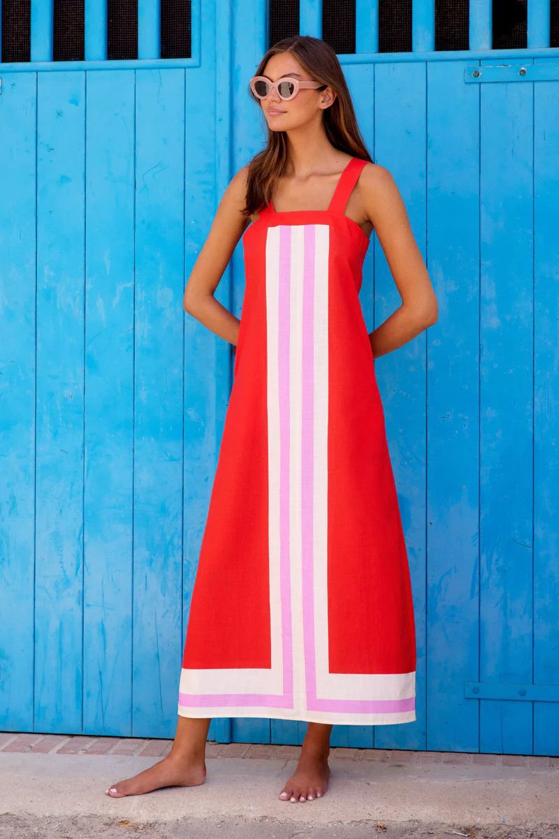 Summer Casual Dress Seaside Vacation Sling Dress