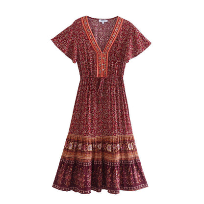 Spring Women Printing Positioning Floral