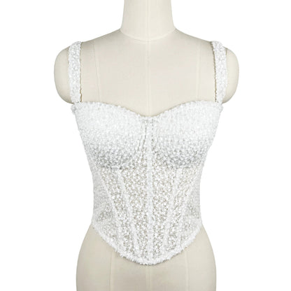 Sequined Boning Corset Corset Slim Fit Slim Fit Tube Top Top Sexy Girl Summer Bra Top Inner Wear Outer Wear