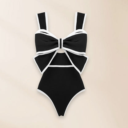 Sexy Swimsuit Women Conservative Cover Belly Lace up Swimsuit Spring Chiffon Beach Skirt Set Swimsuit