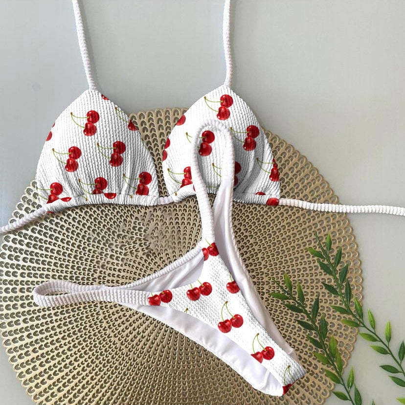 Bikini Special Fabric Printed Swimsuit Beach Sexy Women Swimsuit