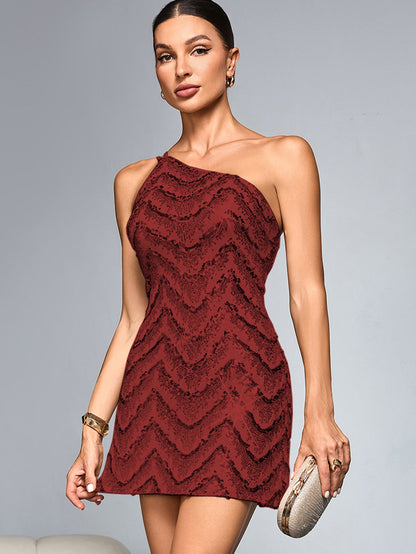 Sexy Sequin Sling Dress Short Dress Women Clothing Party Dress