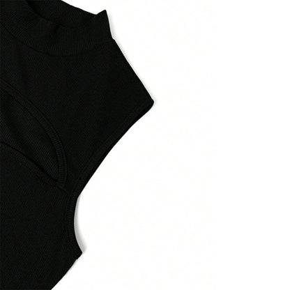 Women French Intellectual Dress Summer Sweet Spicy High Waist Hip Wrapped Dress