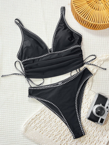 Black One Piece Swimsuit Women Bikini Bikini Swimsuit