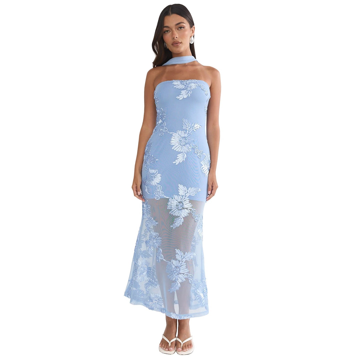 Women Wear Summer Elegant Sexy Slim Fit Backless Dress