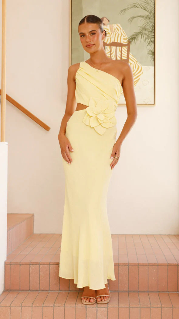 Summer Women Clothing Slim Sexy Solid Color Tube Top Dress