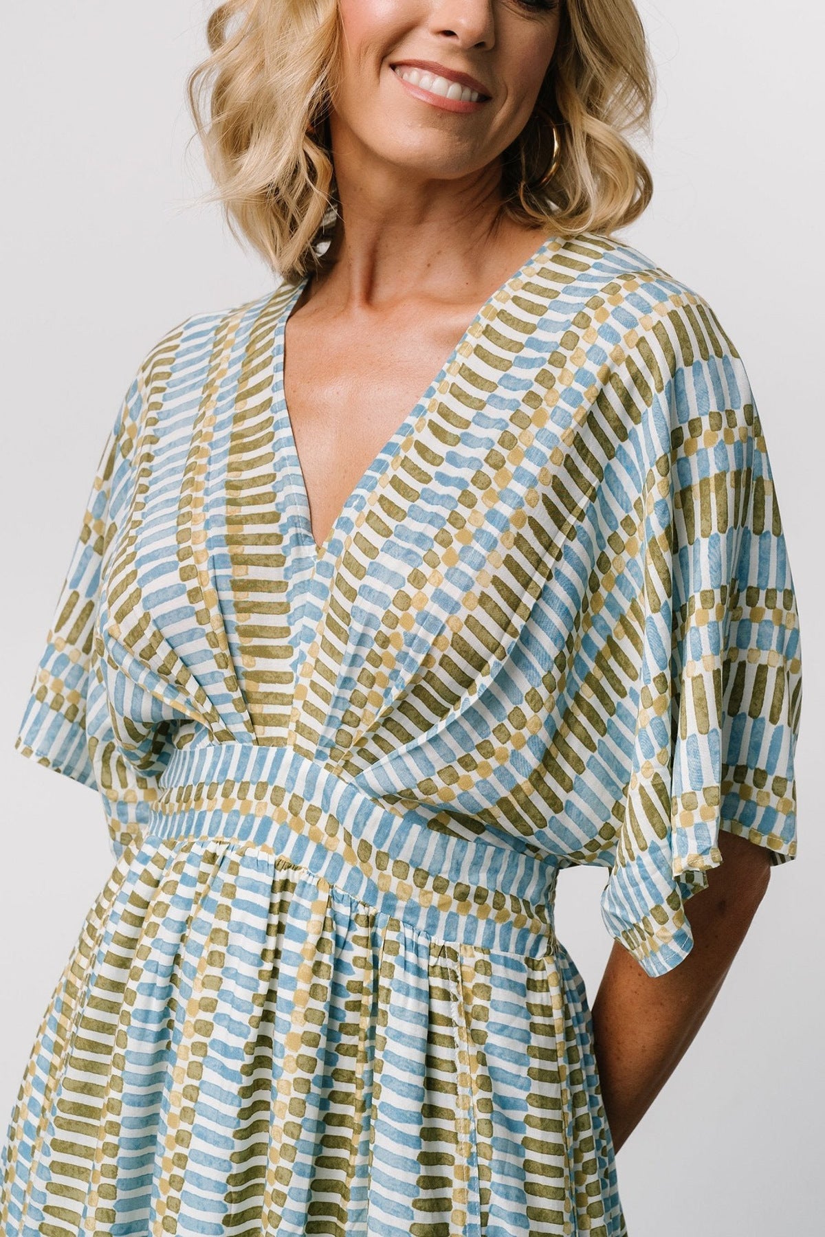 Vacation Beach Blouse Dress Printed Chiffon Backless Strap Sun Protection Dress