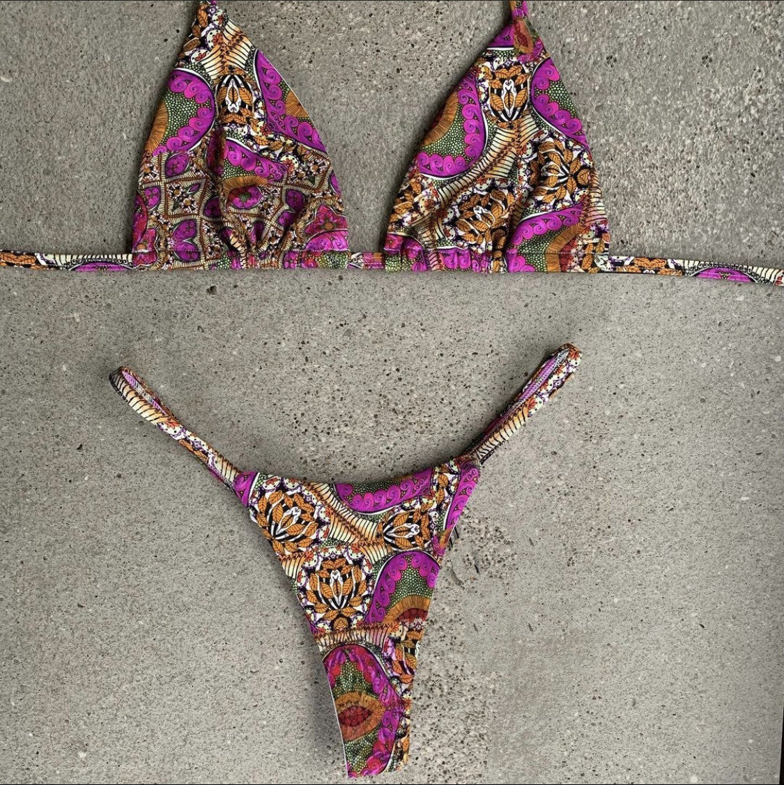 Bikini Printed Swimsuit Women Sexy Bundle Swimming Pool Swimsuit two piece set
