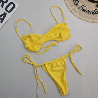 New Multi Color Nylon Swimsuit Women Sexy Bikini Wish Swimsuit