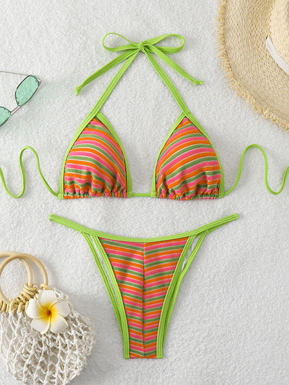 Bikini Lace up Swimsuit Women Spring Sexy Bikini Beach Swimsuit