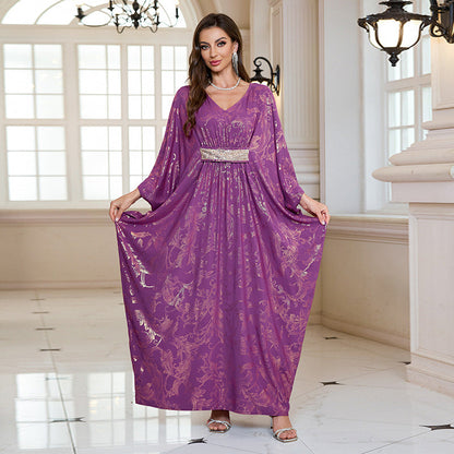 Rayon Bronzing Beach Sun Protection Maxi Dress Women Loose Robe Coat Beach Cover Up