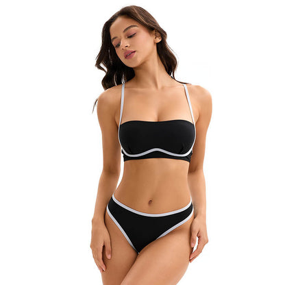 Arrival Bikini Swimsuit Women Sexy Three Piece Sets Long Sleeved Blouse