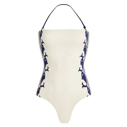 Bow Bandage High Grade One Piece Swimsuit Women
