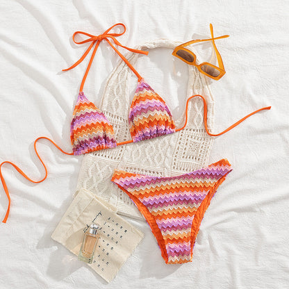 Bikini Swimsuit Women Sexy Halter Backless Beach Bikini Swimsuit