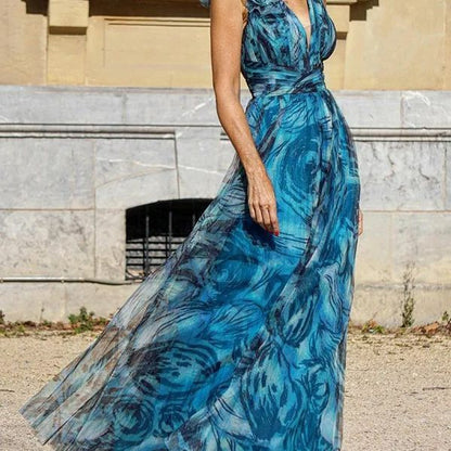 Summer Bohemian Holiday Floral Dolorita Large Swing Dress Printed Dress