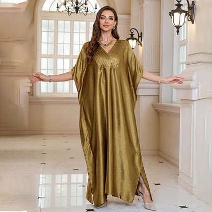 Vacation Beach Coat Dress Loose Maxi Dress Seaside Swimwear Outerwear Cover up Sun Protection Shirt