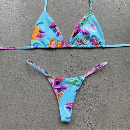 Bikini Printed Swimsuit Women Sexy Bundle Swimming Pool Swimsuit two piece set