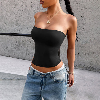 Women Clothing Summer Sexy Tube Top Vest