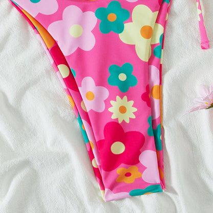 Sexy Bikini Women Split Solid Color Swimsuit Multi Color Bikini Swimsuit