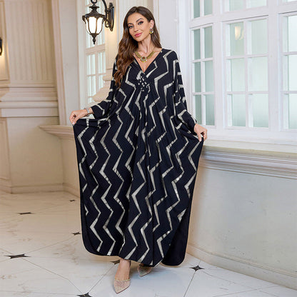 Silver Rayon Positioning Printing Beach Outerwar Dress Women Holiday Maxi Dress Swimsuit Blouse