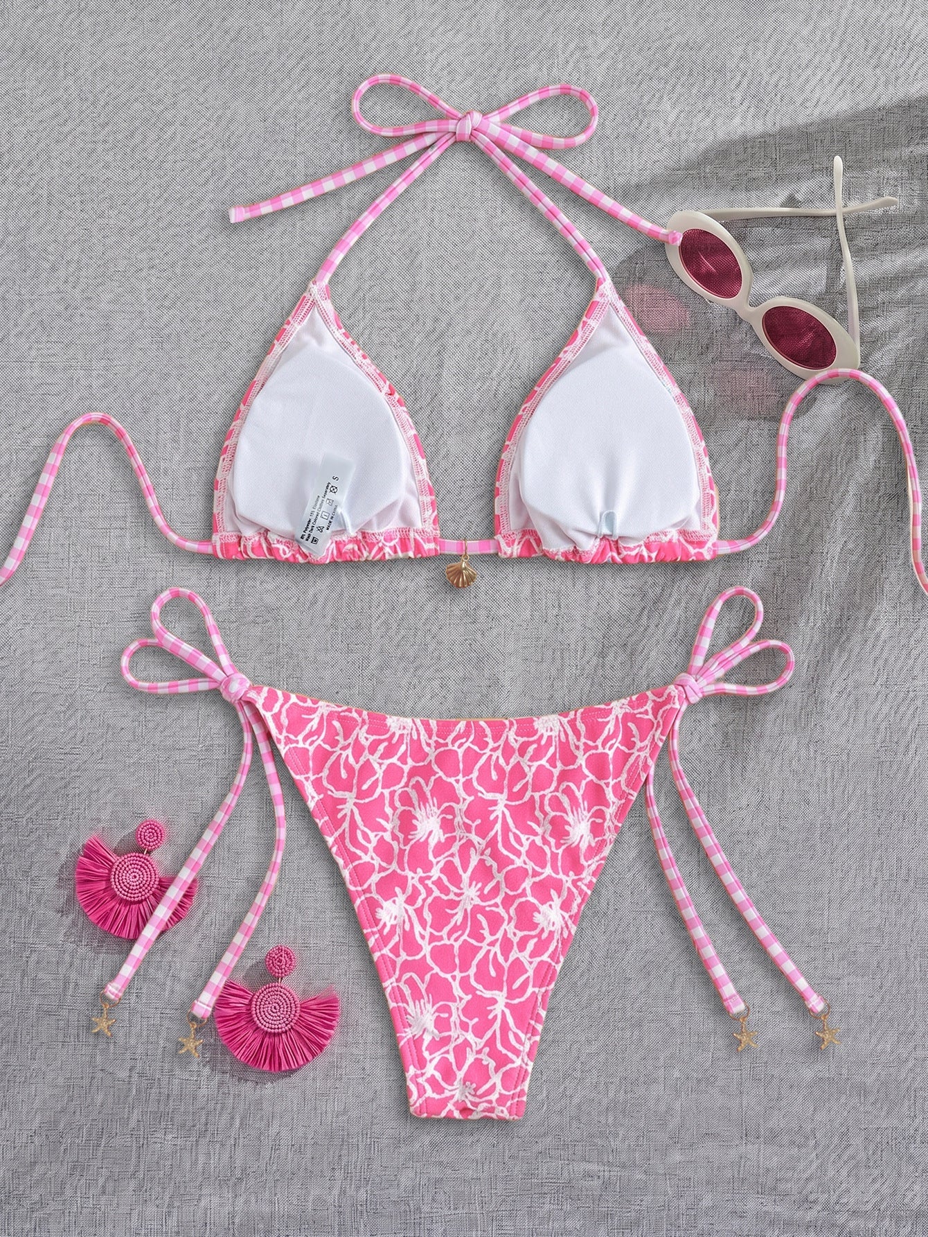 Bikini Three Point Halter Strap Sexy Split Bikini High Grade Sense Beach Swimsuit