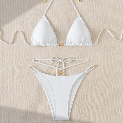 Lace up Bikini Swimsuit Women Sexy Beach Bikini