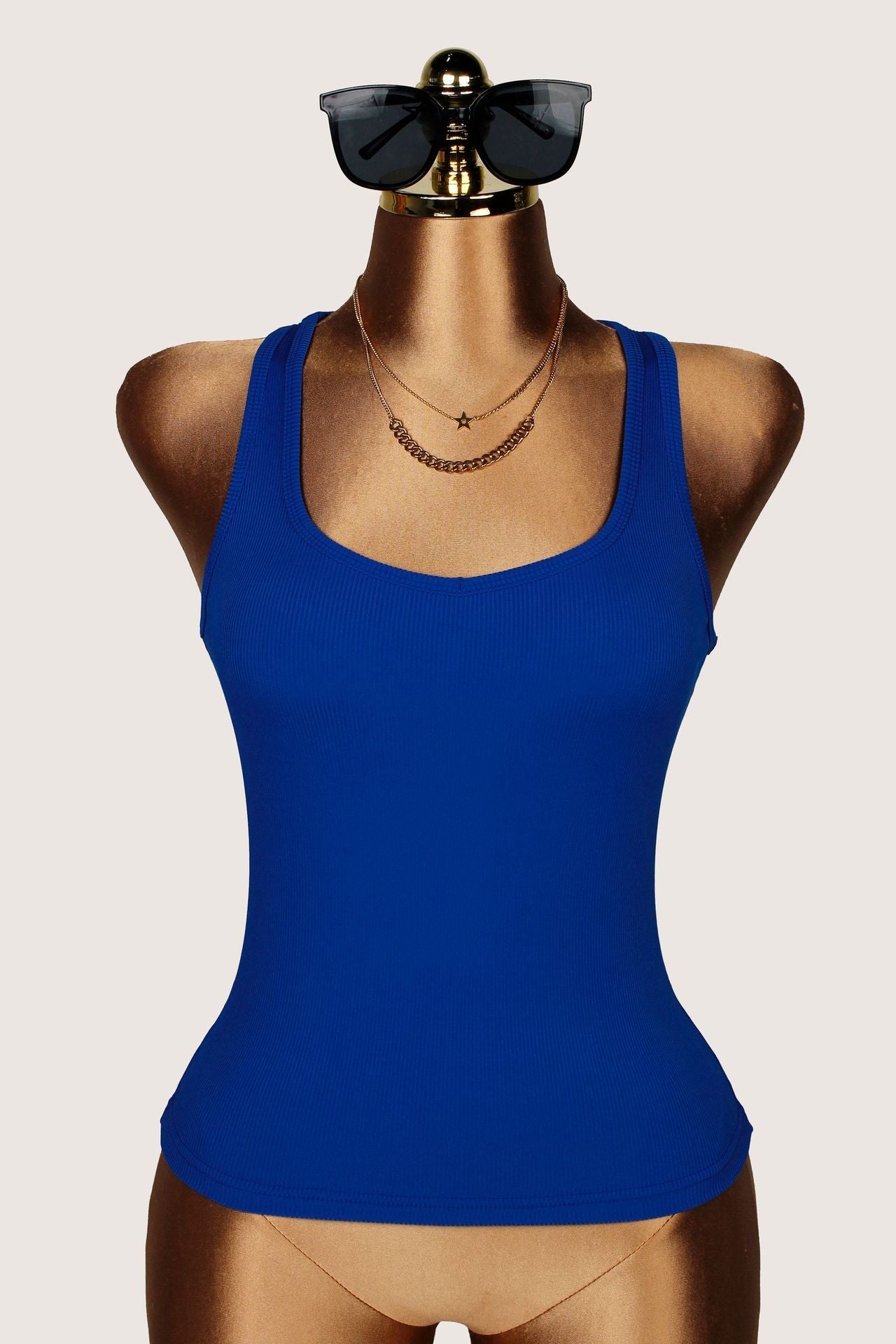 U Collar Personality Sexy Sleeveless Inner Match Outerwear Camisole Top Women Clothing
