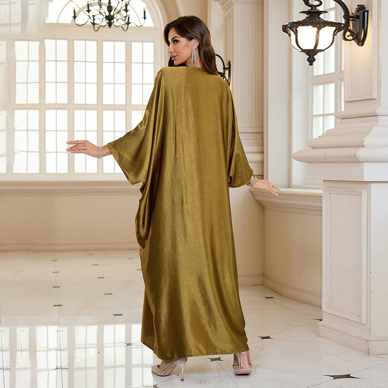 Beach Sun Protection Maxi Dress Loose Vacation Long Dress Swimsuit Outwear Cover Up