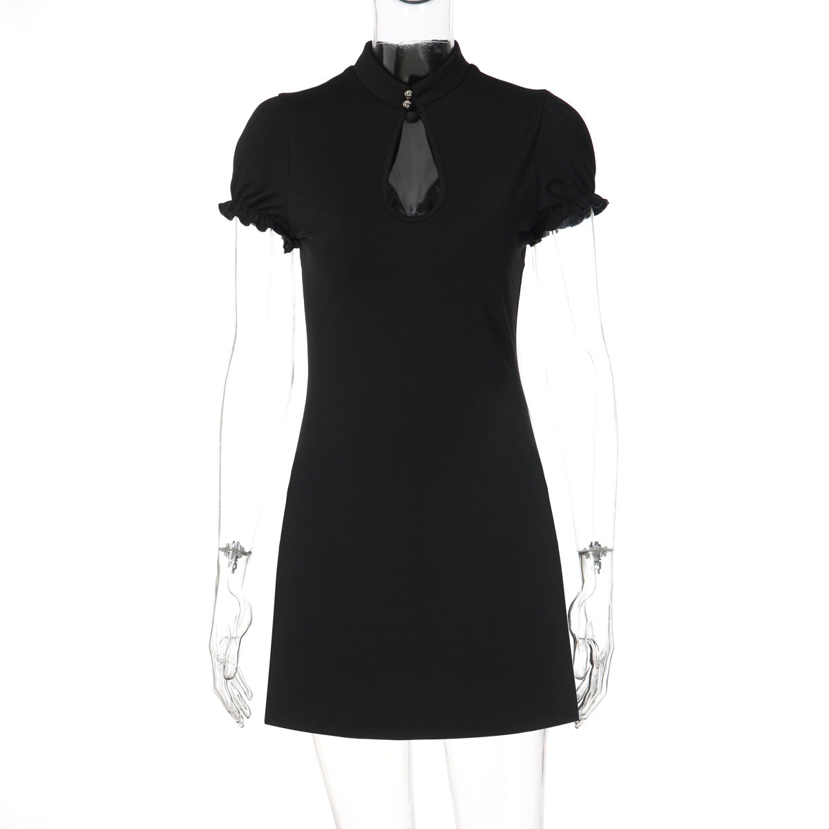 French Sexy Sheath Nightclub Dress Women Spring Sexy Slimming Sexy Short Sleeve