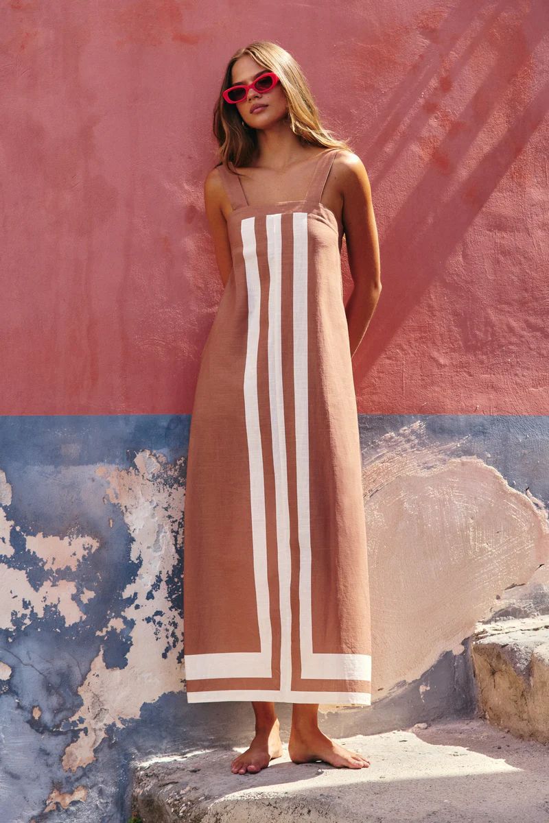 Summer Casual Dress Seaside Vacation Sling Dress