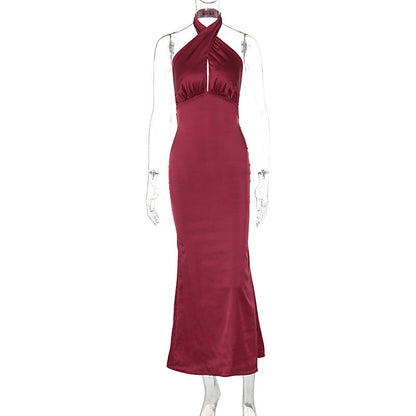 Summer Elegant Backless Sleeveless Dress Elegant Dress Women
