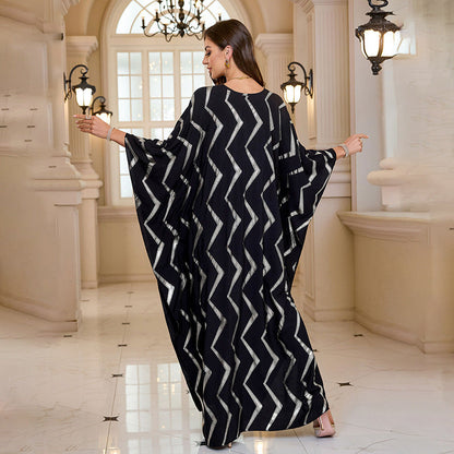 Silver Rayon Positioning Printing Beach Outerwar Dress Women Holiday Maxi Dress Swimsuit Blouse