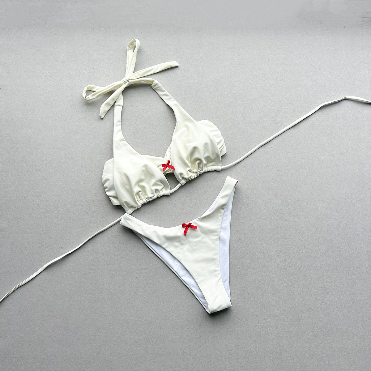 Three Piece Set Bikini Sexy Solid Color Bikini Split Women Swimsuit for Women