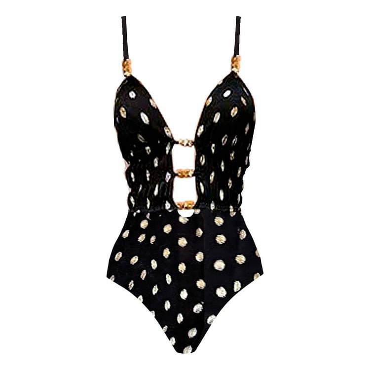 V neck Sexy High Grade One Piece Swimsuit Women Long Skirt Popular Two Piece Sets