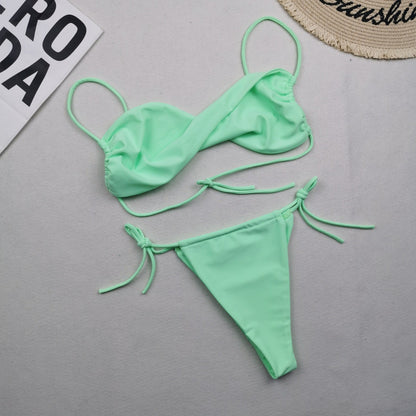 New Multi Color Nylon Swimsuit Women Sexy Bikini Wish Swimsuit