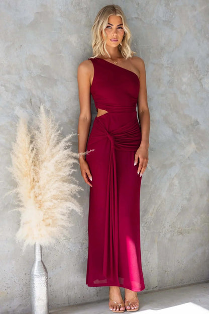 Summer Elegant Graceful Shoulder Sexy Lacing Dress
