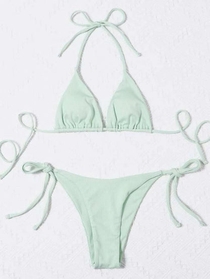 Sexy Three Point Bikini Split Swimsuit Women Beach Spring Swimsuit Bikini