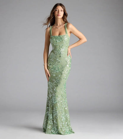 Women Dress Spring Summer Sexy Strap Backless High Slit Socialite Dress