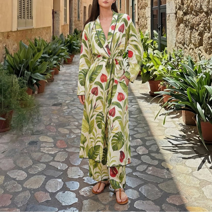 Beach Dress Women Casual Holiday Floral Print Cardigan Bikini Swimsuit Blouse Sun Protective Clothing