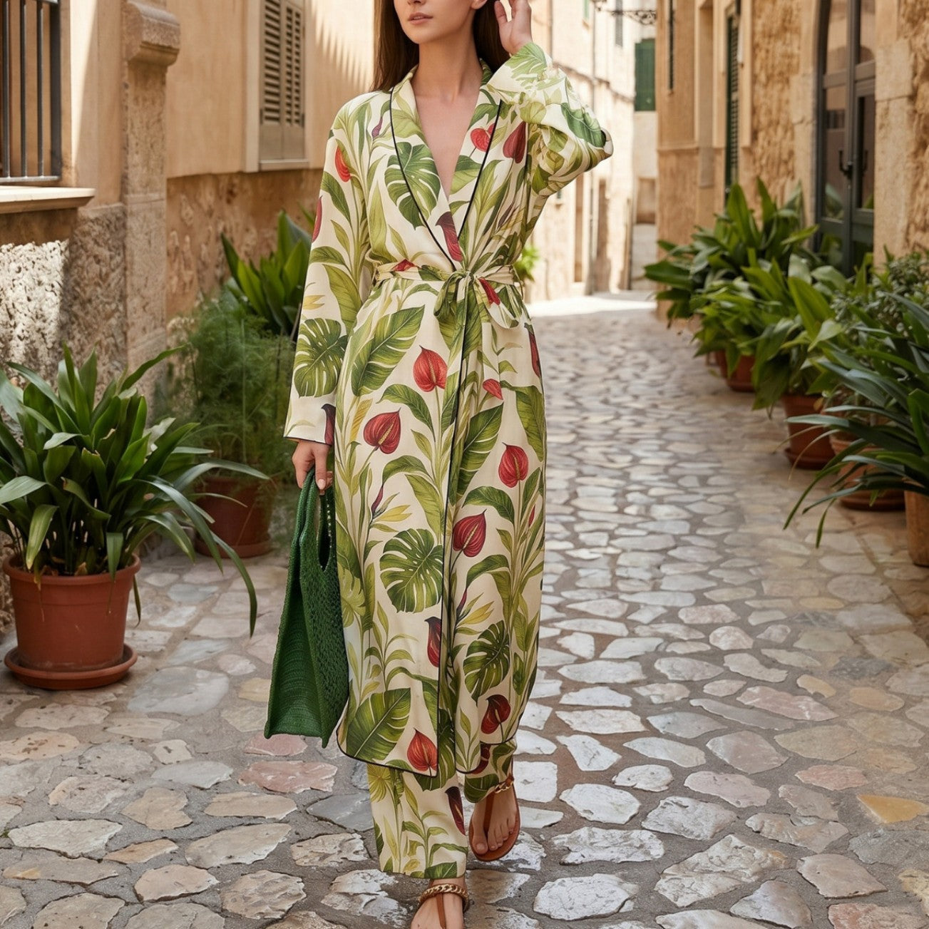 Beach Dress Women Casual Holiday Floral Print Cardigan Bikini Swimsuit Blouse Sun Protective Clothing