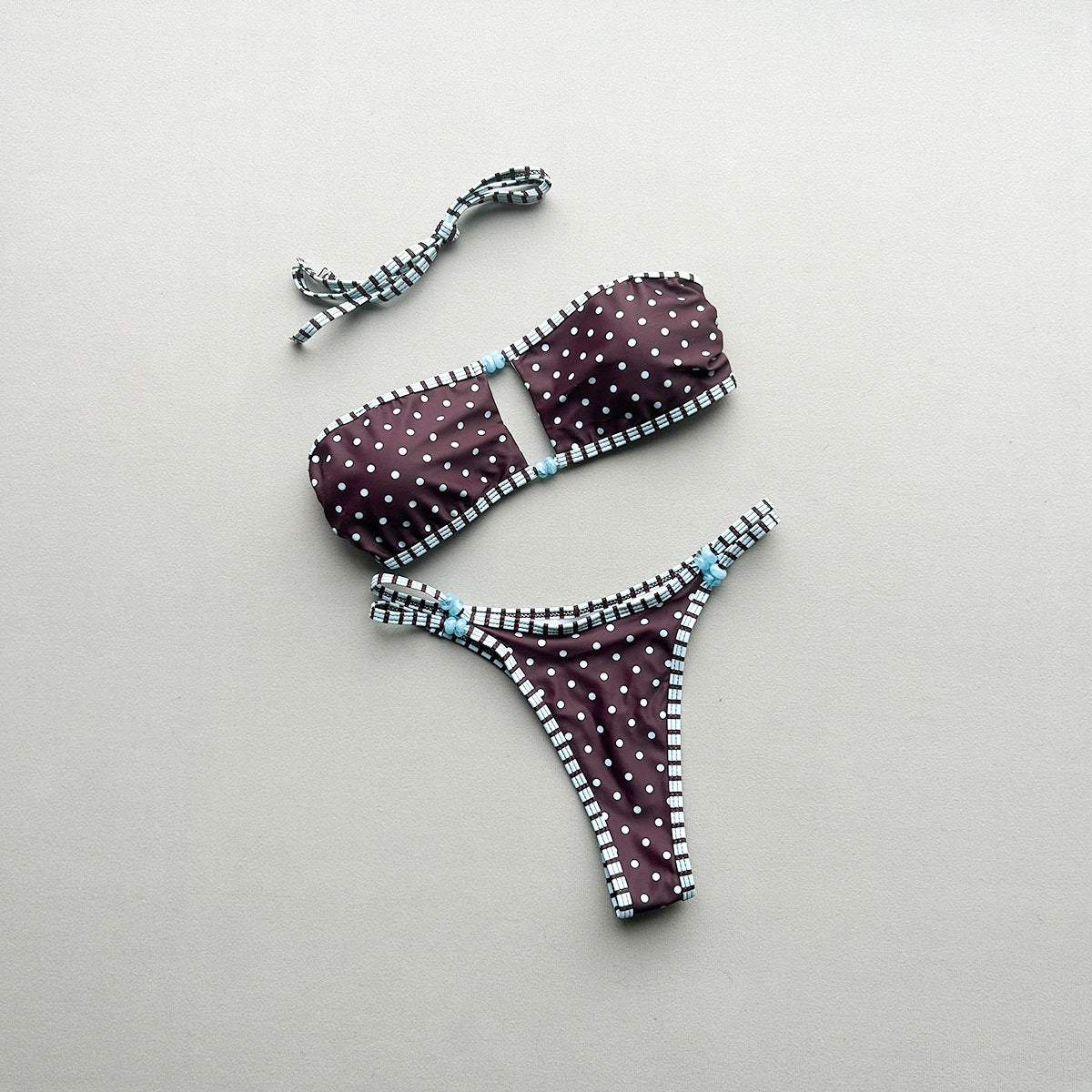 Bikini Sexy Tube Top Bikini Split Women Swimsuit Swimsuit for Women