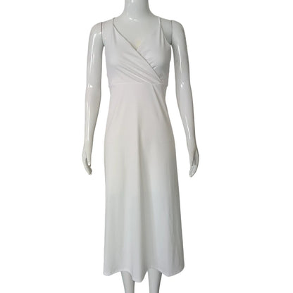 French Strap Fairy Dress Seaside Holiday Dress Summer Beach Camisole Maxi Dress for Women
