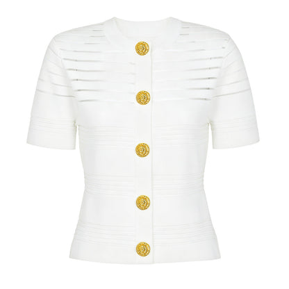 Summer Women Jacket Knitted Sweater Cardigan