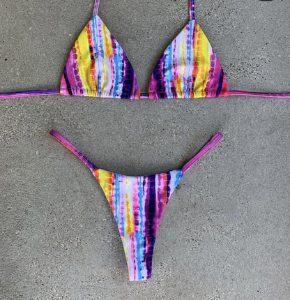Bikini Printed Swimsuit Women Sexy Bundle Swimming Pool Swimsuit two piece set