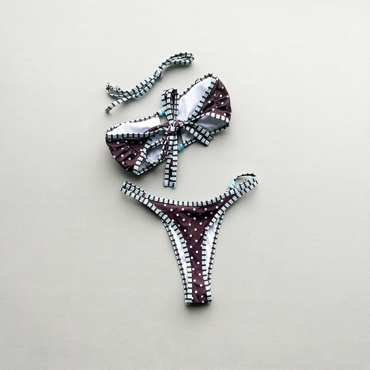 Bikini Sexy Tube Top Bikini Split Women Swimsuit Swimsuit for Women